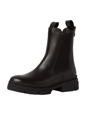 Tamaris Chelsea-Stiefel aus Leder Schwarz