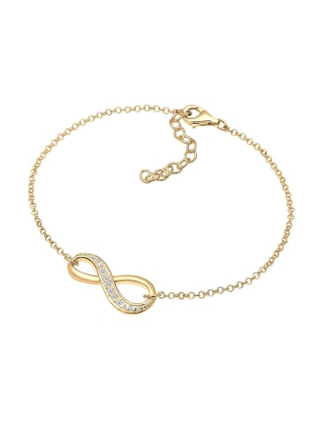 Elli Armband 925 Sterling Silber Infinity in Gold