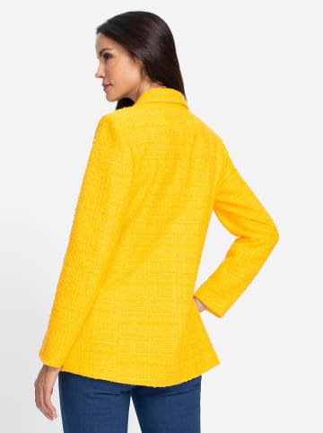 Heine Bouclé-Blazer in sonnengelb