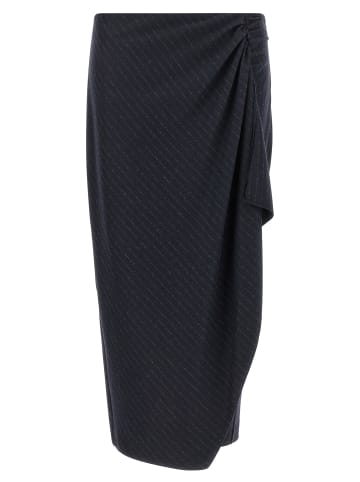 Pinko Blau Polyester Mini Rock