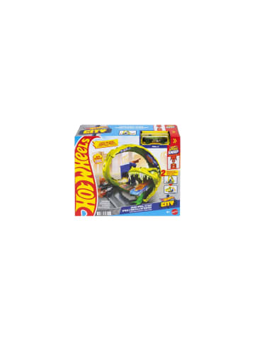 Mattel Spielzeugfahrzeug Spielset Hot Wheels Schlangen-Spiralattacke, ab 4 Jahre