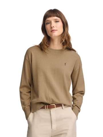 Polo Club Pullover in Braun