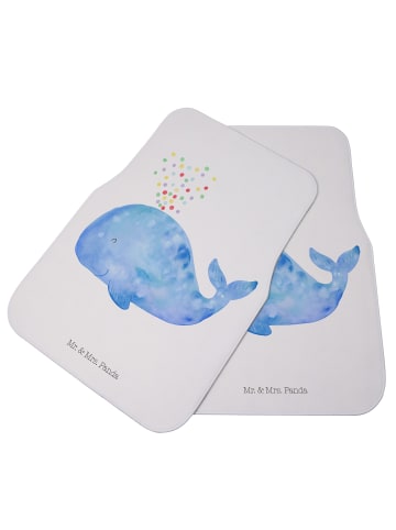 Mr. & Mrs. Panda Automatte Wal Konfetti ohne Spruch in Weiß