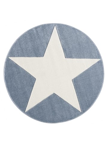 Livone Kinderteppich SHOOTINGSTAR in Blau/weiss