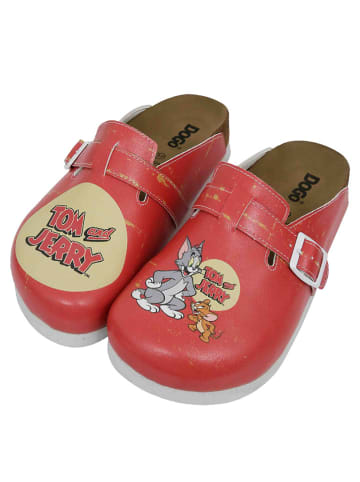 Dogo Comfie Hausschuhe - Tom & Jerry WB in Rot