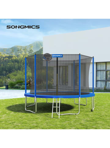 SONGMICS Trampolin Randabdeckung Saul in Blau - Ø366 cm