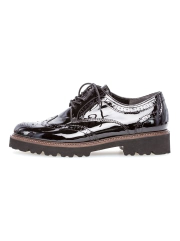 Gabor Halbschuhe Schwarz Lack
