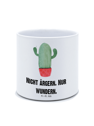 Mr. & Mrs. Panda Pflanzkübel Kaktus Wut mit Spruch in Weiß