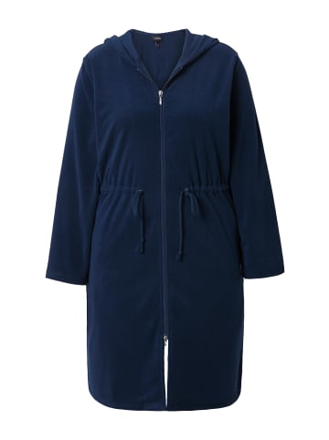 Ulla Popken Bademantel in nachtblau
