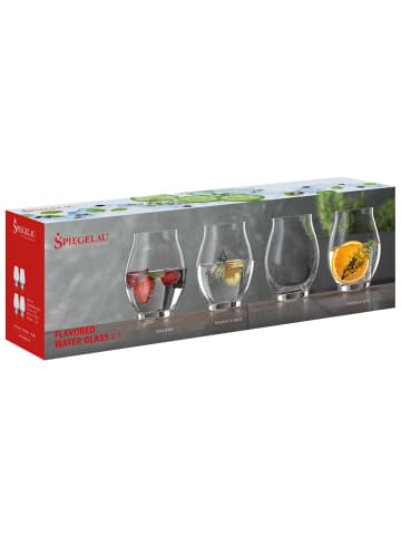 Spiegelau 4er Set Flavored Water Gläser Special Glasses 450 ml transparent in transparent