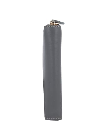 mano Don Leonardo Geldbörse RFID Leder 10 cm grau