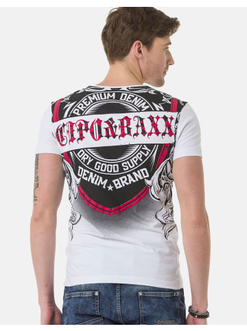 Cipo & Baxx T-Shirt in WHITE