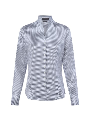 Franco Callegari Bluse in marine weiß - 0111