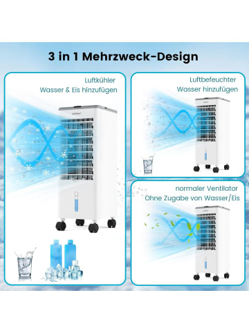 COSTWAY 3 in 1 Klimaanlage ohne abluftschlauch in Grau