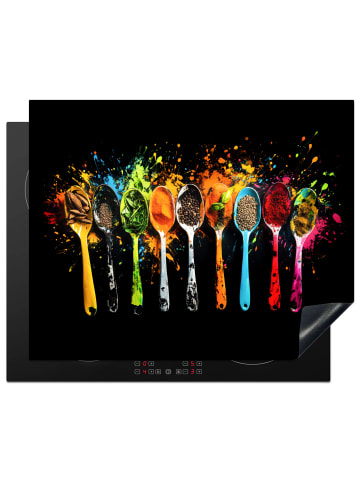 KitchenYeah Herdabdeckplatte Löffel Kräuter