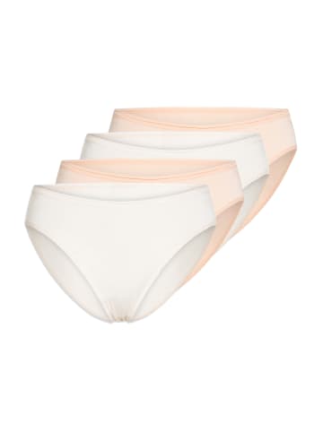 Schiesser Tai Slip Modal Essentials in Orange / Creme