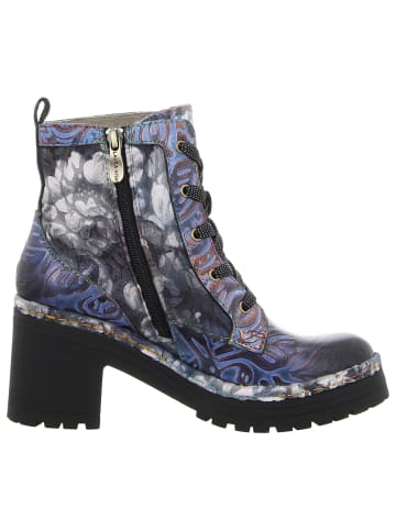 LAURA VITA Schnürstiefelette in blau