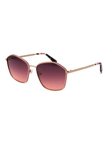 Liu Jo Frauen Sonnenbrille Geometrisch Rose Gold