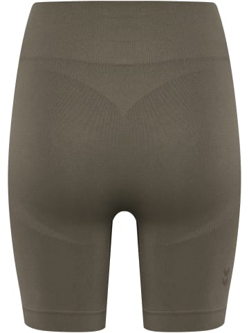 Hummel Tight Kurze Hose Hmlflow Multisport Damen in MAJOR BROWN