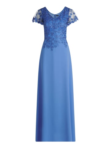 Vera Mont Abendkleid mit Stickerei in Paris Blue