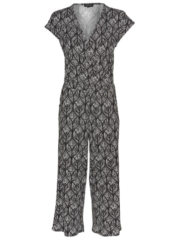 Laura Scott Jumpsuit in schwarz-sand-geometrisch