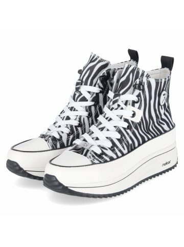 rieker Schnürstiefel in white