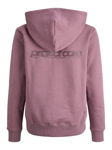 JACK & JONES Junior Kapuzenpullover in Grape Shake