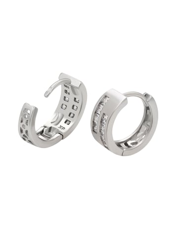 faina Women Huggie Earrings in Silver