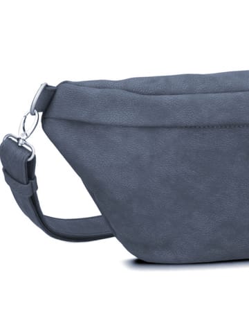 Zwei Mademoiselle.M Umhängetasche 40 cm in nubuk blue