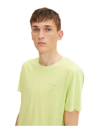 Tom Tailor Rundhals T-Shirt für Herren in grün