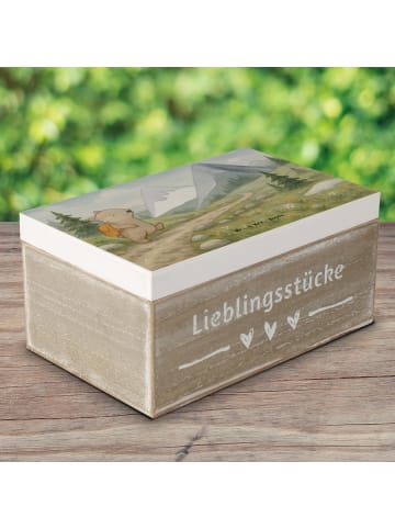 Mr. & Mrs. Panda Aufbewahrungsbox Bär Bergsteigen Design ohne Sp... in Weiß