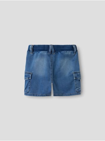 name it Shorts in Medium Blue Denim