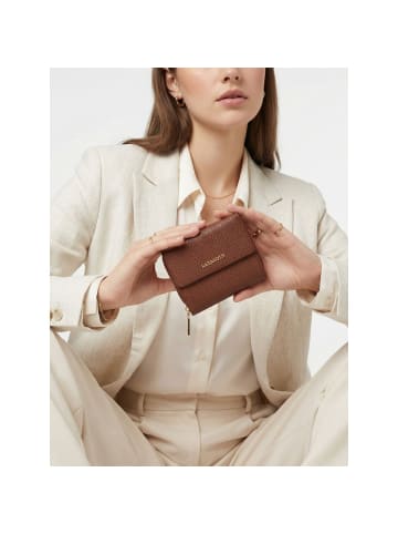 Lazarotti Bologna Leather Zip-Around Geldbörse Leder 12 cm brown