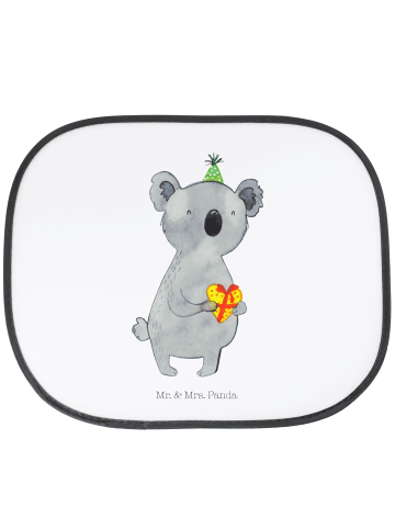 Mr. & Mrs. Panda Sonnenschutz Auto Koala Geschenk ohne Spruch in Weiß