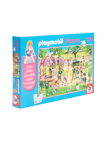 United Labels 150 Teile Playmobil Hochzeit Puzzle inkl. Braut Figur 56271 in Mehrfarbig
