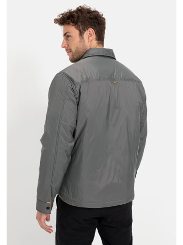 Camel Active Overshirt mit Druckknöpfe in Grau