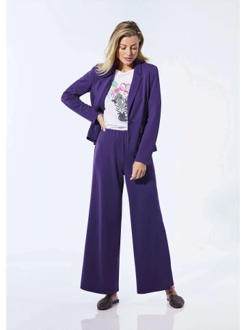 GOLDNER Kurzgröße:  Jersey-Blazer in royalblau