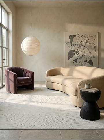 KADIMA DESIGN Läufer Abstrakt rutschhemmend pflegeleicht Wohnzimmer Schlafzimmer in Creme