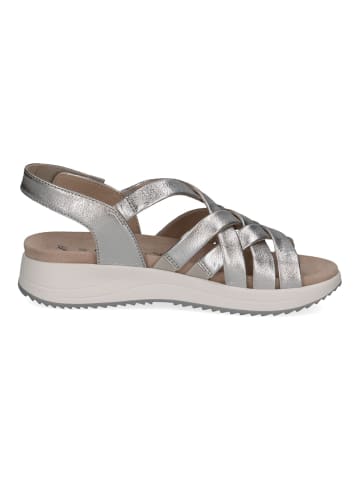 Caprice Sandalen in Metallic Silver