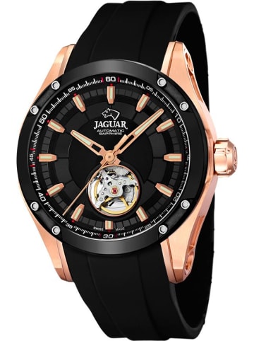 Jaguar Uhr in Schwarz