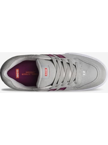 Globe Skaterschuhe Encore-2 Grey Burgundy