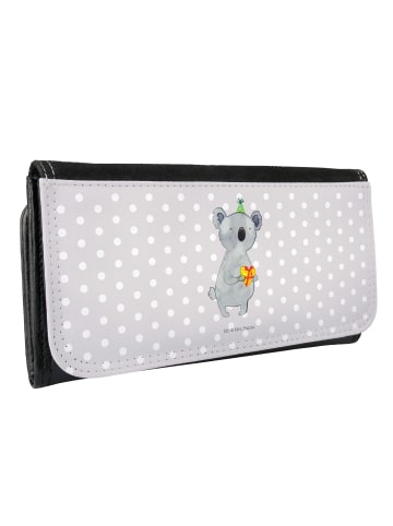 Mr. & Mrs. Panda Damen Geldbörse Koala Geschenk ohne Spruch in Grau Pastell