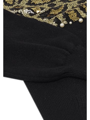 IMANE Damen Strickjacke in Schwarz