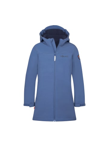 Trollkids Softshell-Mantel "Kristiansand" in Lotusblau/Marine