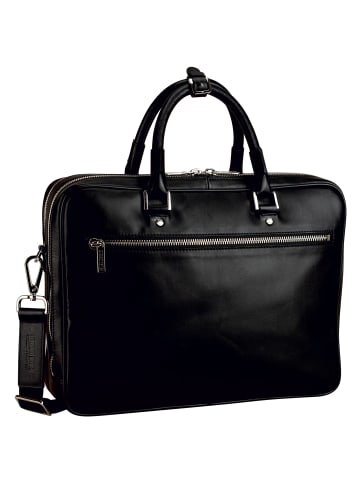 Leonhard Heyden Montreal Aktentasche Leder 40 cm schwarz