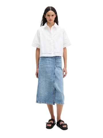 Marc O'Polo Kurzarm-Bluse regular in Weiß