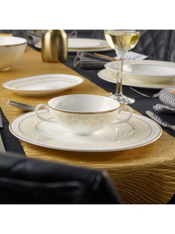 Villeroy & Boch Suppen-Obertasse Ivoire in 200 ml in weiß-gold
