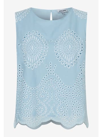 More & More Blusentop in hellblau