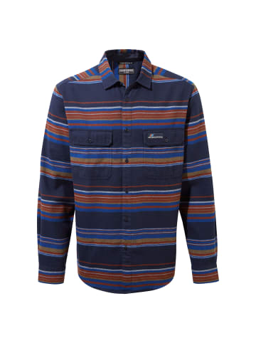 Craghoppers Langarm Flanell Hemd Ziggy in blau