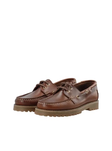 Cashott Flacher Schuh CASLENA in Dark Brown